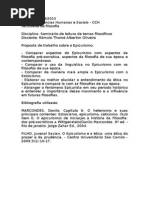 Desenvolvimento Histórico e Aspectos Da Ética No Epicurismo