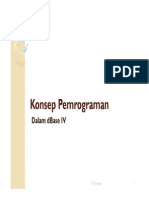 Konsep Pemrograman DBase Ok