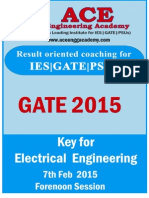 Gate 2015 Solution