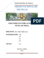 Crecimiento Poblacional