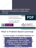 Problem-Based Learning in Initial Teacher Education Mnir PLC