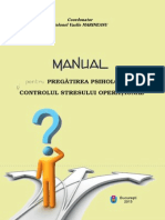 Manual Pregatire Psihologica Si Control Stres Operational