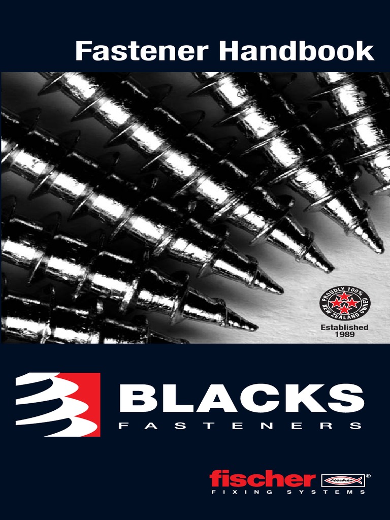 Fasteners Handbook Blacks_Catalogue Screw Nut (Hardware)