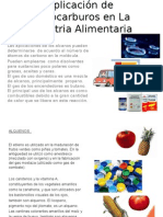 Aplicación de Hidrocarburos en La Industria Alimentaria (!1)