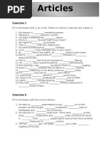 Sentence Rearrangement Exercises | PDF