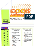 4 Visuals - Cook - The Third Step To Food Safety