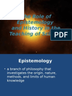 The Role of Epistemology and History in Teaching Science
