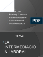 Intermediación Laboral