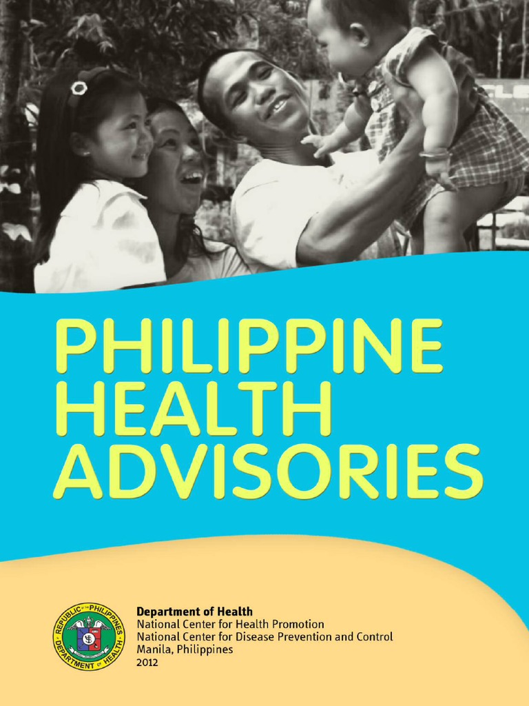 Philippine Health Advisories Overview | PDF | Influenza | Hepatitis