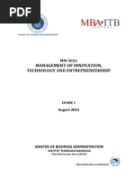 Syllabus - ET5 - MM5026 - Management of Innovation Technology and Entrepreneurship