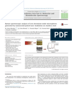 Raman Spectroscopic Analysis of Iron Chromium Oxide Microspheres Generated by Nanosecond Pulsed Laser Irradiation Abst