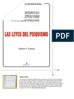 Alberto E. Fresina - Las Leyes Del Psiquismo