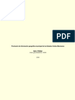Prontuario Informacion Estadistica Apan Hgo PDF
