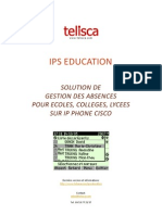 telisca IPS Education Solution de gestion des absences pour Ecoles, Collèges, Lycées sur IP Phone Cisco