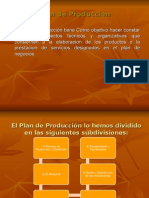 Elementos Del Plan de Producción