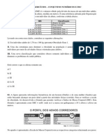 Exercícios - Conjuntos Numéricos e IMC