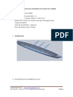 Calculo de Esfuerzos en Cascos de Catamaran