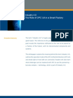 Industry 4.0 The Role of OPC UA in A Smart Factory: Executive Summary