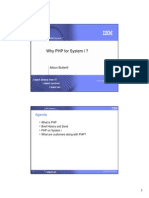 Why PHP For System I ?: Alison Butterill