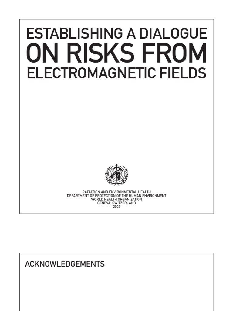EMF Risk Dialogue Guide | PDF | Risk | Electromagnetic Radiation
