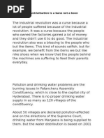 Download Industrialisation is a Bane Not a Boon by chhavish SN267334027 doc pdf