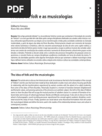 A Ideia de Folk e as Musicologias
