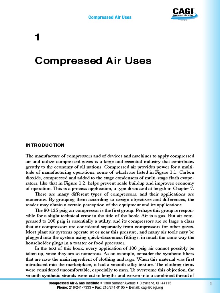 CAGI Compresed Air Handbook PDF Water Pneumatics