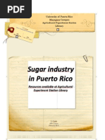 Sugar Industry in Puerto Rico