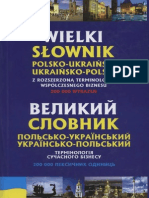 Wielki - Slownik.polsko Ukrainski - Ukrainsko Polski