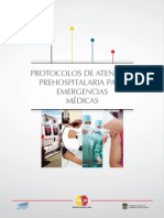 Protocolos de Atencion Prehospitalaria Para Emergencias Medicas ECUADOR - Claudio Riera