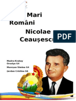 Mari Români - Nicolae Ceausescu