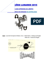 Projeçoes Lunares - Cauda e Cabeça Do Dragão 2015