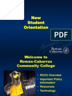 Final RCCC New Student Orientation