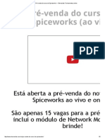 Pré-Venda Do Curso de Spiceworks — Bernardes Treinamentos Online