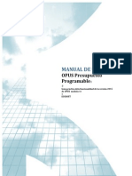 Manual Opus 2015 PreMANUAL OPUS 2015supuesto Programable