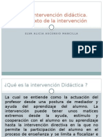 Intervención Didáctica El Contexto de La Intervencion ELVA ALICIA ASCENSIO MANCILLA