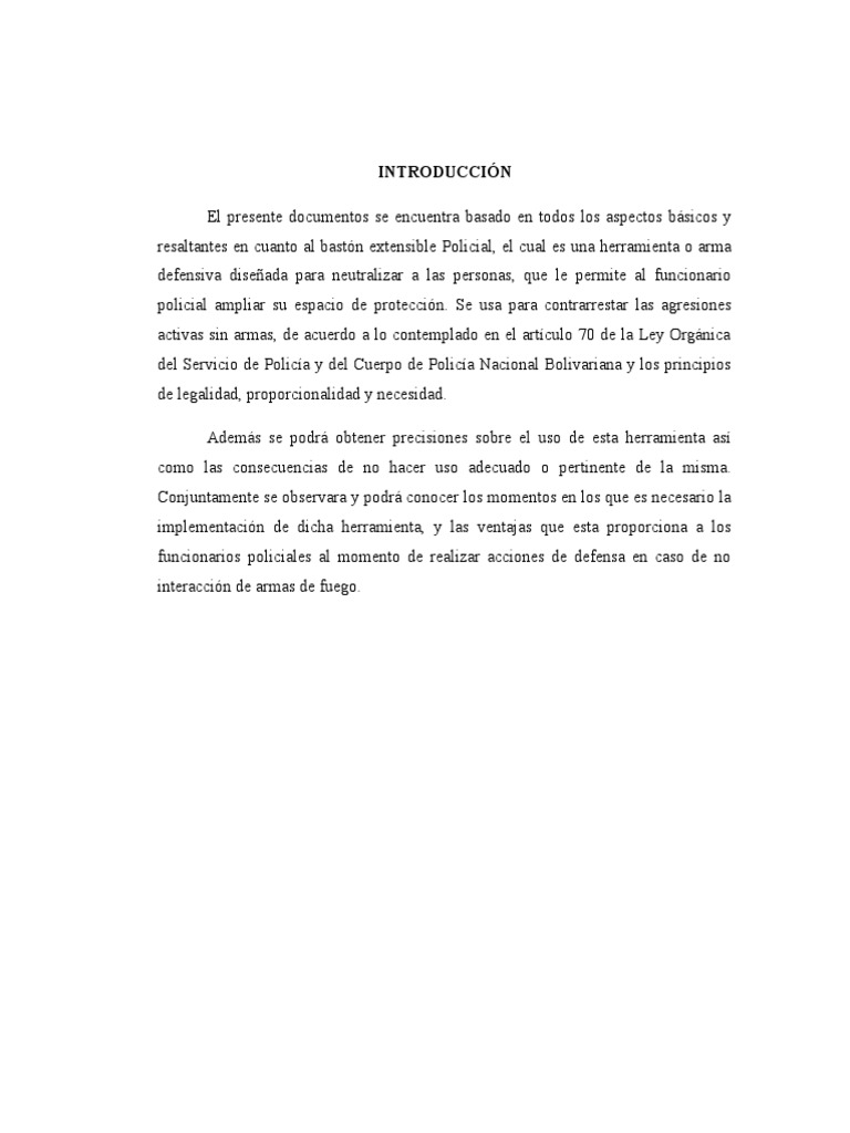 El Bastón Extensible como herramienta de defensa personal