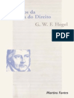 G. W. F. Hegel - Princípios Da Filosofia Do Direito - Ano de 1997