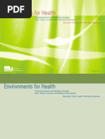 Environments for Health Municipal Public Health Planning Framework - SGV Australia - 2001