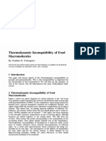 Thermodynamic Incompatibility of Food Macromolecules: Vladimir B. Tolstoguzov
