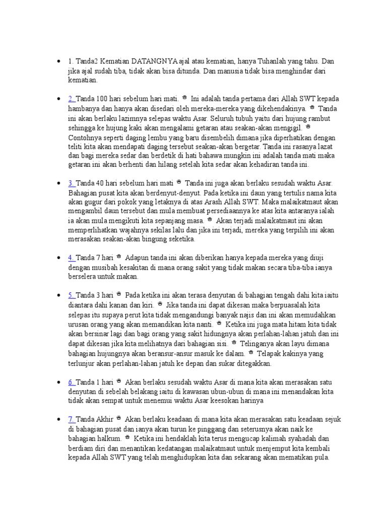 Tanda2 Kematian Pdf
