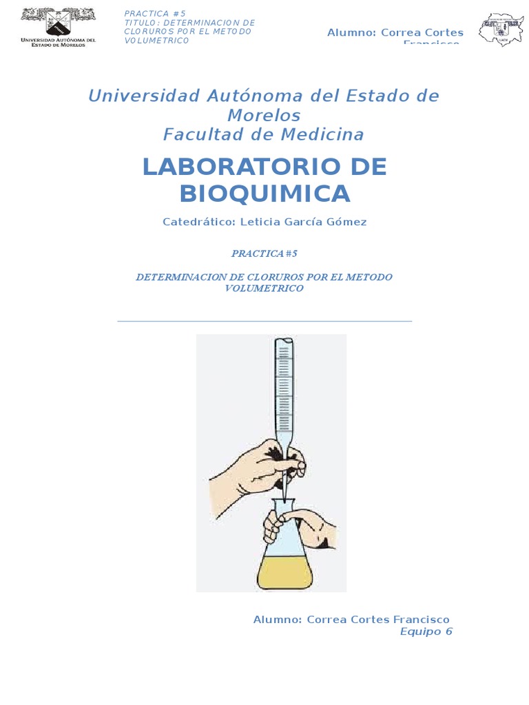 Practica 5.Determinacion.de.Cloruros.franciscoCC Sal Medicina clínica