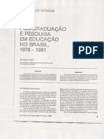 Pós-Graduação e Pesquisa em Educação no Brasil