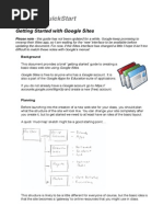 Google Sites Basics