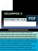 Motivasi MC Clelland