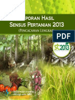 sensus pertanian provinsi jatim 2013