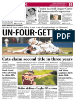 Sports Front For June 2, 2015