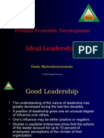 Ideal Leadership: Proutist Economic Development