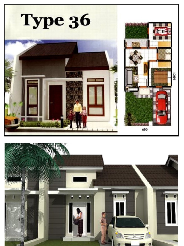  Gambar  Rumah  Type  36 