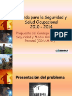 Agenda Para La Seguridad y Salud Ocupacional 2010 14 Jose c Espino